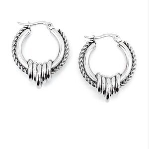 Bohemian hoop earrings M131